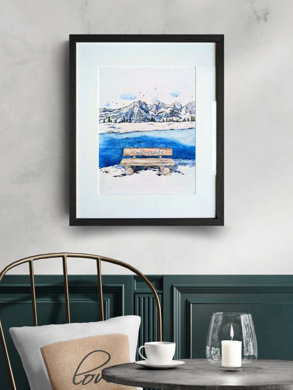 Astbergsee - Bergaquarell – Bild 7