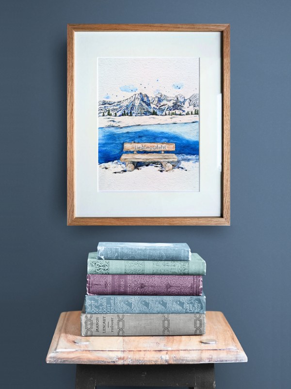 Astbergsee - Bergaquarell – Bild 6