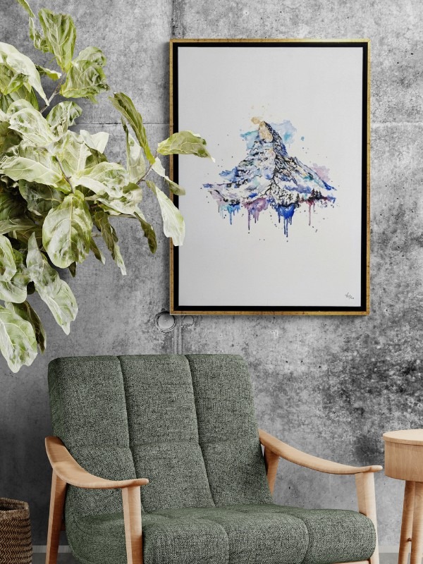 Das Matterhorn - Bergaquarell – Bild 6