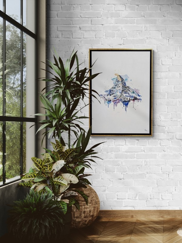 Das Matterhorn - Bergaquarell – Bild 4