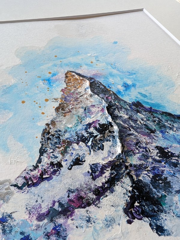 Das Matterhorn - Acrylgemälde – Bild 4
