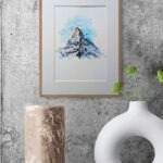 Das Matterhorn - Acrylgemälde
