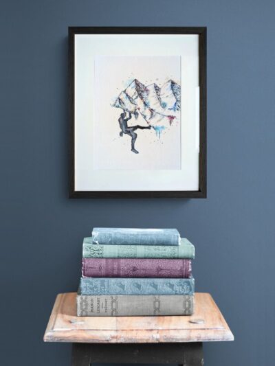 Der Kletterer - Aquarell