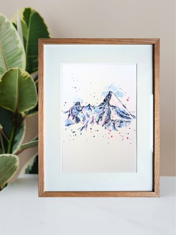 Der Watzmann - Acrylgemälde – Bild 3