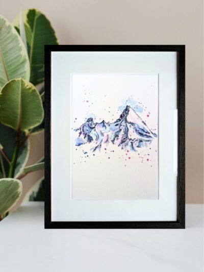 Der Watzmann - Acrylgemälde