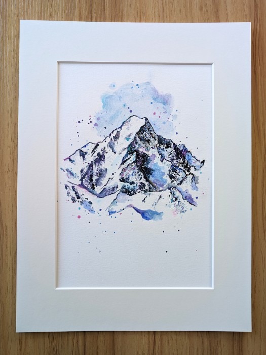 Der Mont Blanc - Acrylgemälde – Bild 2