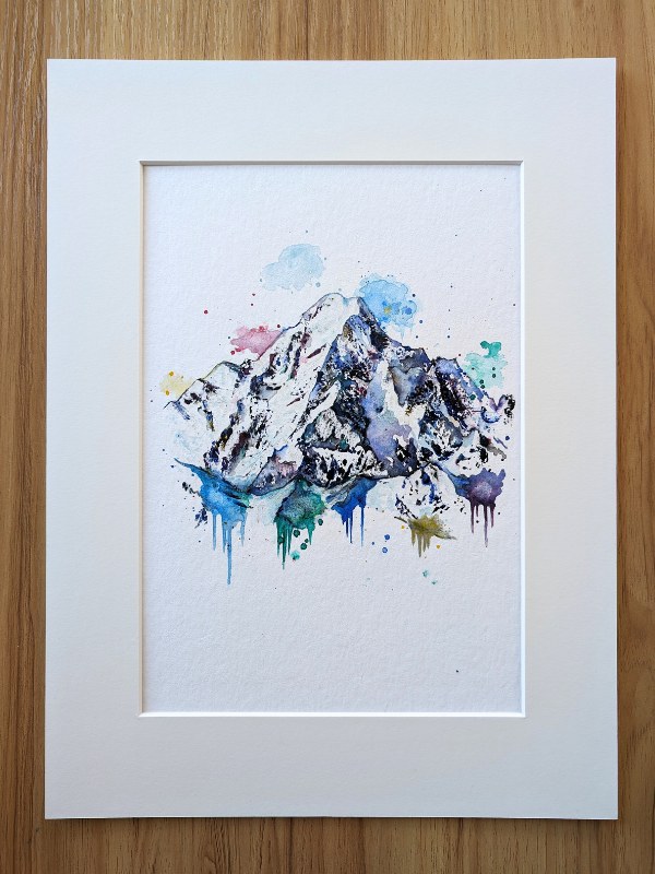 Der Mont Blanc - Aquarell – Bild 2
