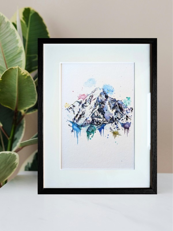 Der Mont Blanc - Aquarell – Bild 4