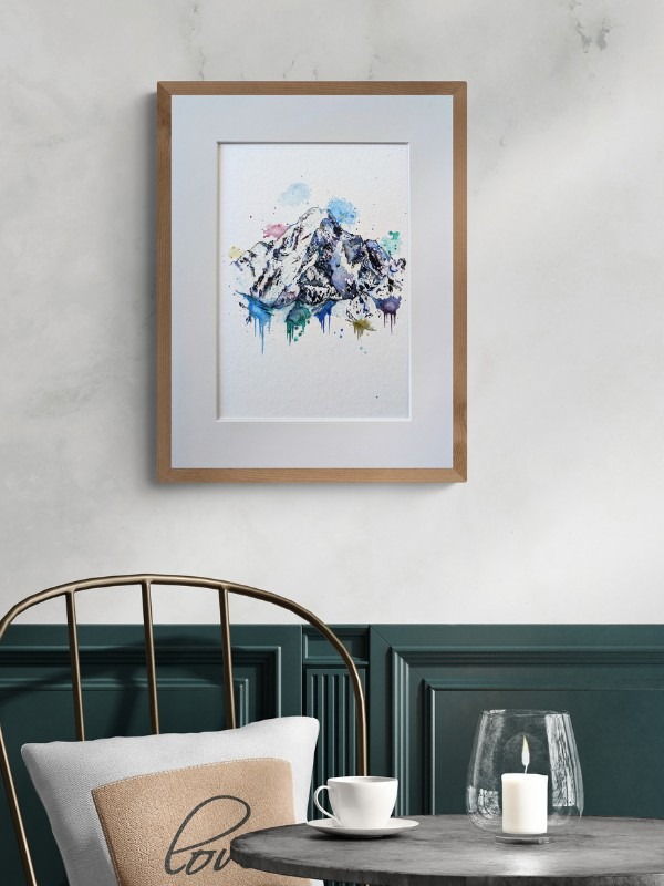 Der Mont Blanc - Aquarell – Bild 3