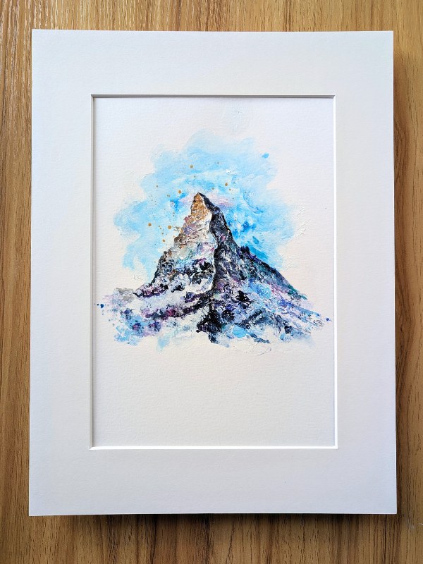 Das Matterhorn - Acrylgemälde – Bild 2