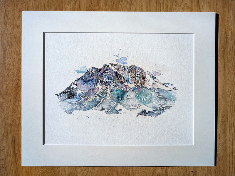 Die Zugspitze (von Ehrwald aus gesehen) – Bild 2