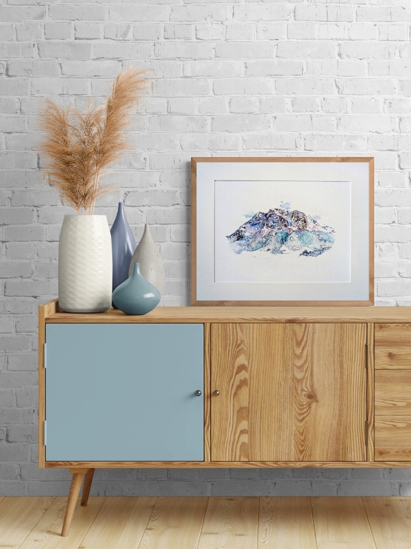 Die Zugspitze (von Ehrwald aus gesehen)