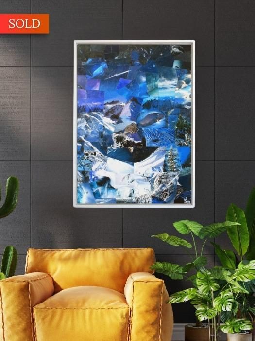 Dem Himmel so nah - Berge Kunst - Cyrielle Recoura Art