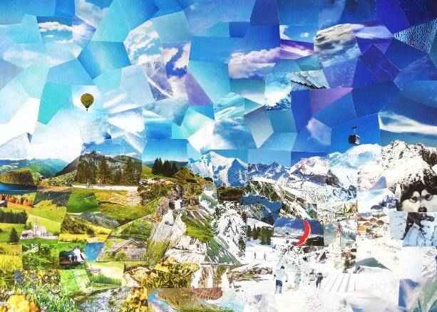 Der Ball der Jahreszeiten - Bergkunst - Cyrielle Recoura Art