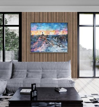 Erfolgsbild an der Wand - Cyrielle Recoura Art