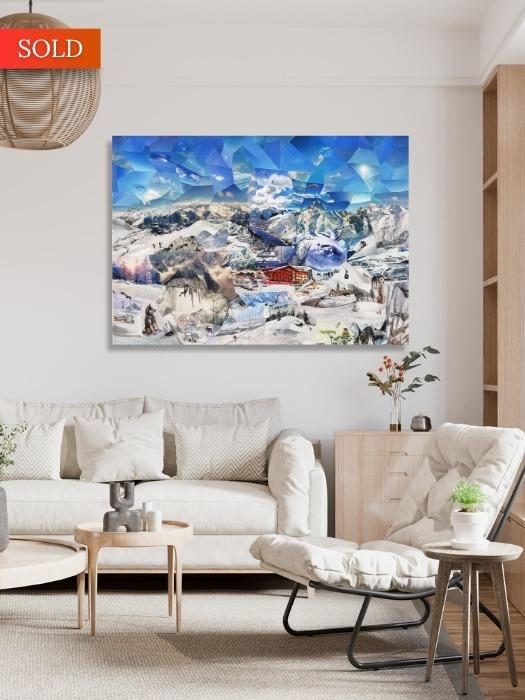 Meine geliebten Alpen - Bergkunst sold - Cyrielle Recoura Art