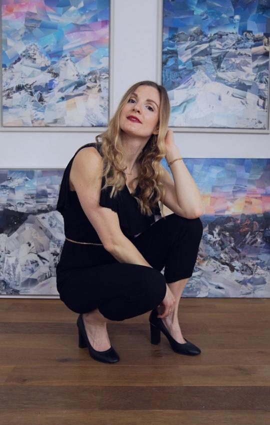 Über mich - Cyrielle Recoura Art - Gipfelkünstlerin