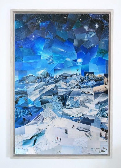 Unter der Sternen - im Rahmen - Cyrielle Recoura Art