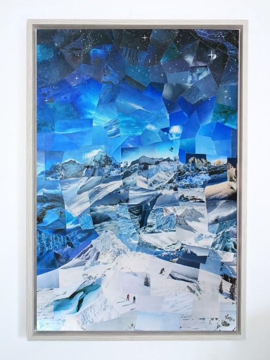 Unter der Sternen - im Rahmen - Cyrielle Recoura Art
