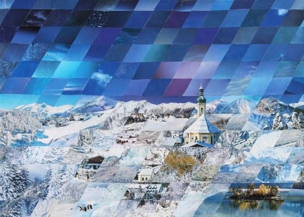 Winternachtstraum - Bergkunst - Cyrielle Recoura Art